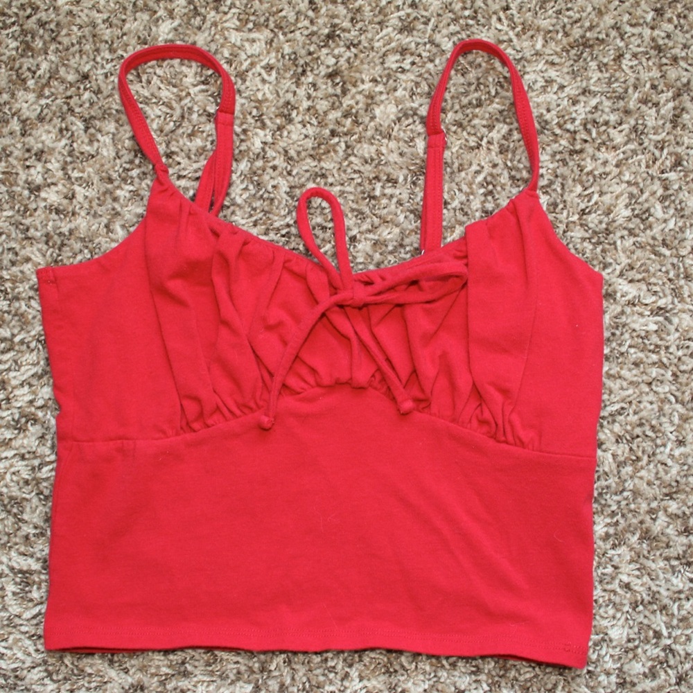 #2- Hollister Red Women's Top